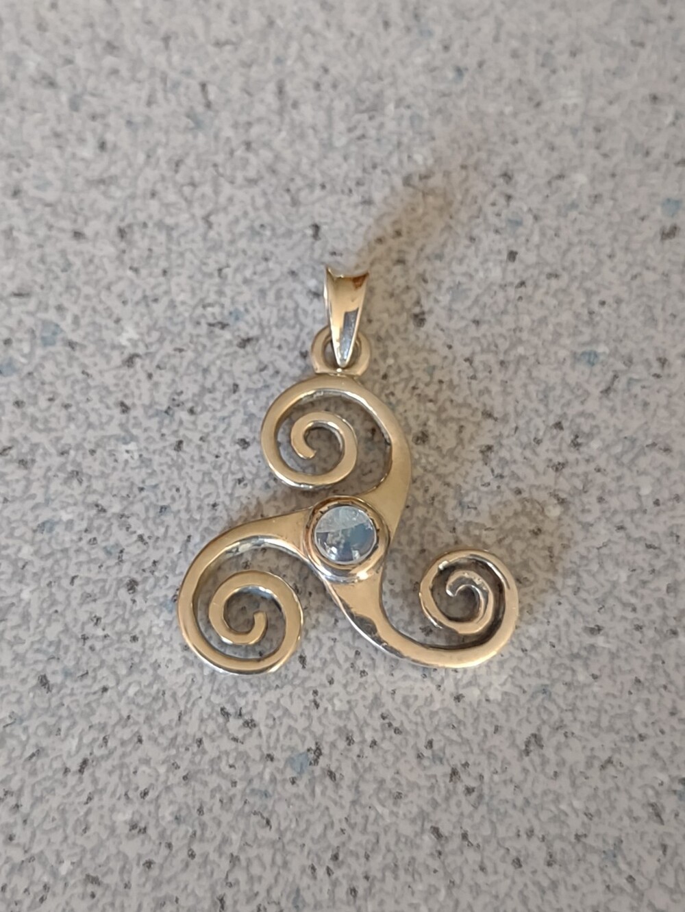 Sterling Triskele Charm